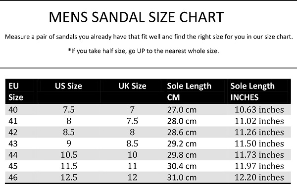Shoe Size Conversion Chart