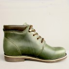 Mens 5 Inch Handmade Cowhide Leather Boots With Collar