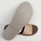 Mens Classic Wide Cutout Mules with Buckle