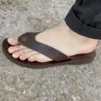 Mens Classic Leather Flip Flops