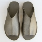 Mens Wide Band Sandals with Inverted Stitch