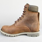 Mens 6 Inch Handmade Cowhide Leather Boots With Collar